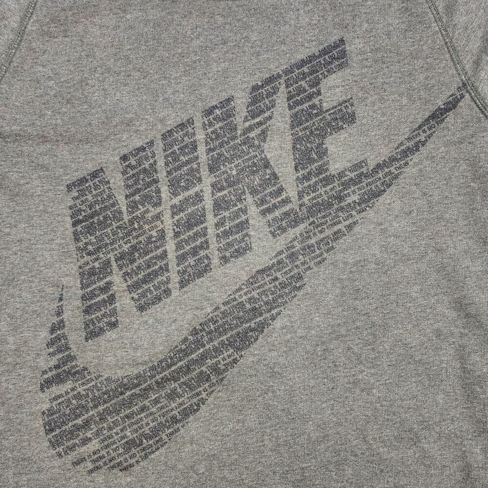 Nike Sweatshirt Olive Green Graphic Swoosh Crewneck Pullover Small Unisex - Picture 5 of 11